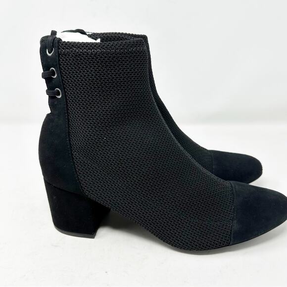 SCHUTZ Emilia Knit Lace Up Booties NWT in Size 9.5 - Picture 7 of 8